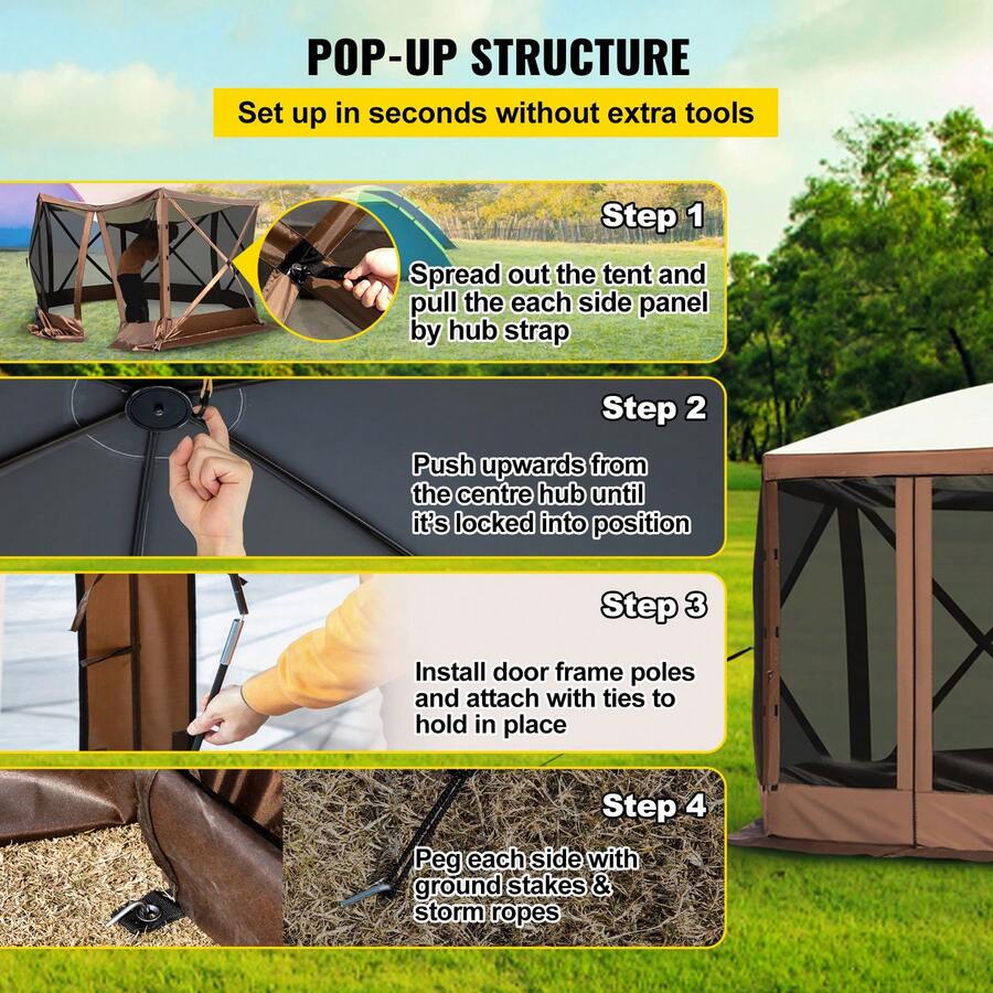 Tente gazebo avec moustiquaire - Grow Tent 4X4 avis et prix